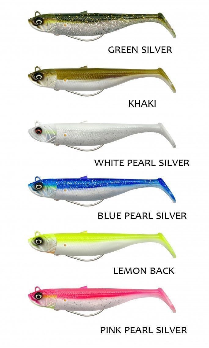 Savage Gear Savage Minnow Weedless 12.5 cm 28 gr 2+1 Blue Pearl Silver