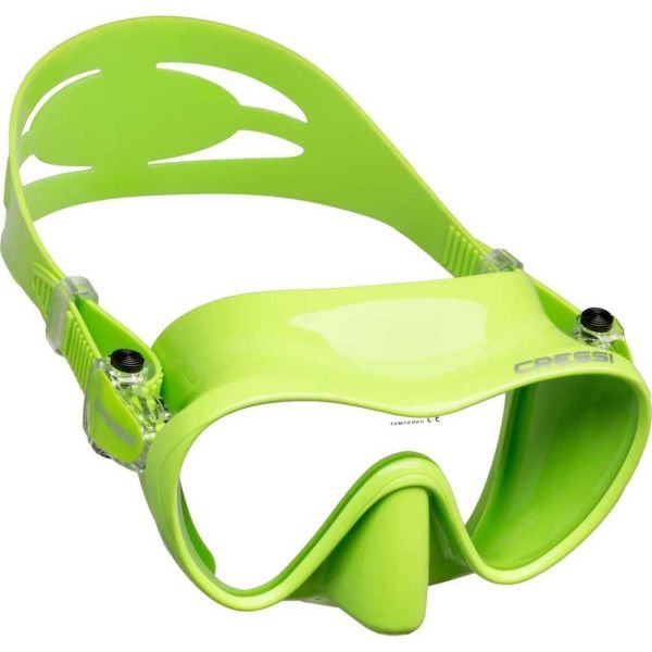 Cressi F1 Frameless Dalış Maskesi LIME - YETİŞKİN
