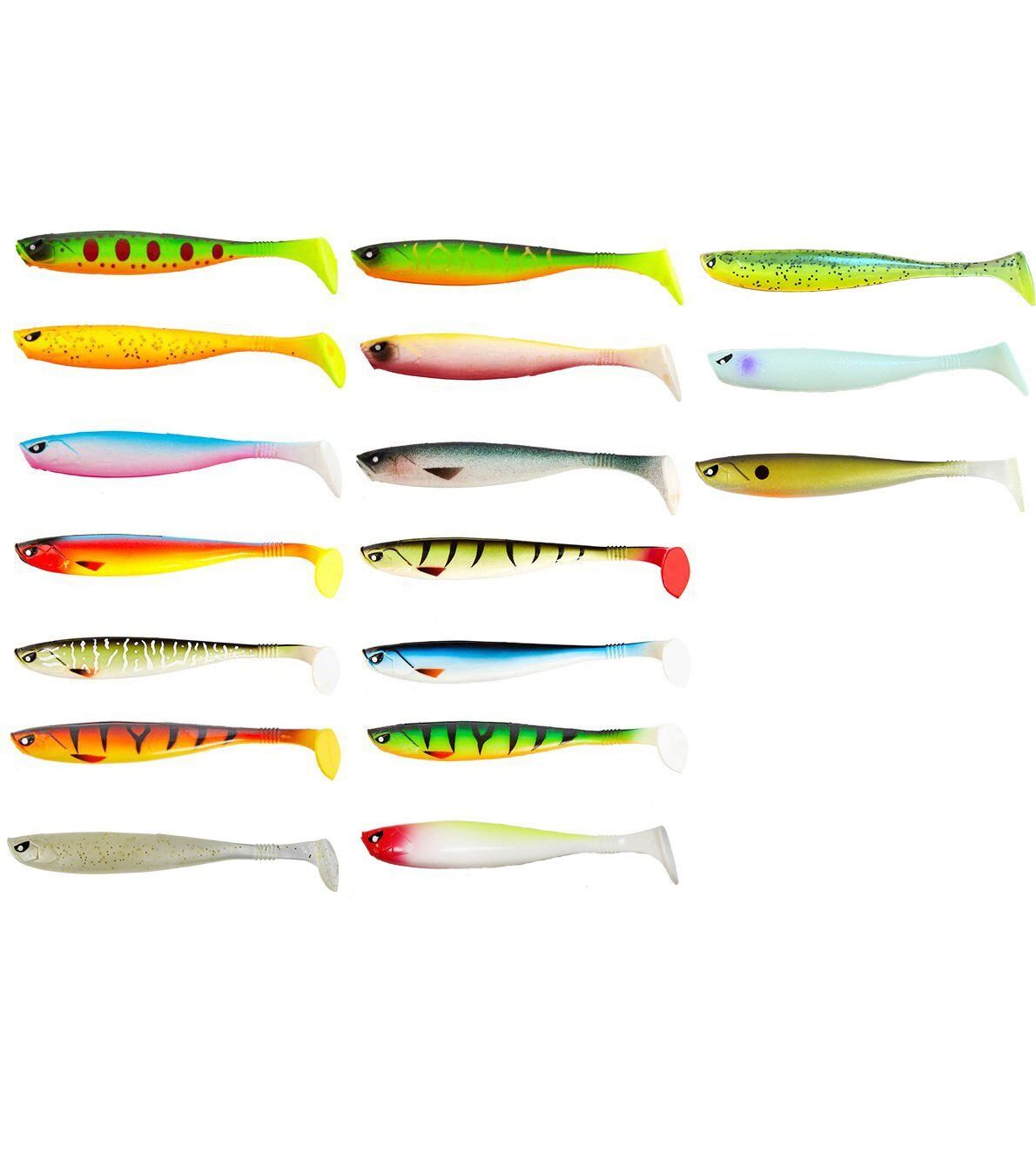 Lucky John Basara 3D Soft Swim 5'' (12.7 cm) 4P Silikon Yem TR007
