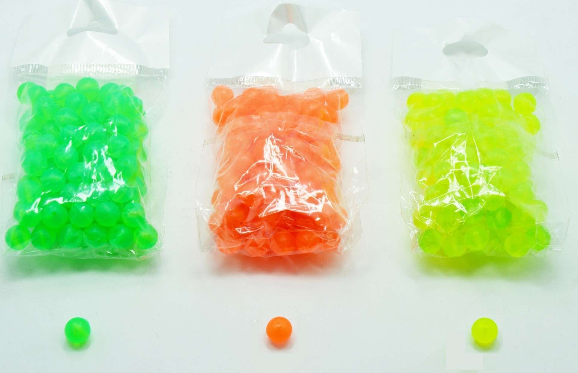 Captain 7610 Silikon Boncuk 95mm Yuvarlak 100lü Paket