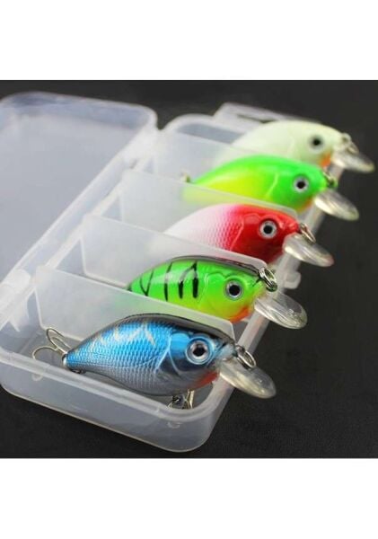 Captain 3398 Lure SET 5cm Floating 5li Maket Balık Seti