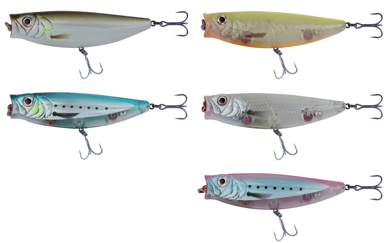 Savage gear 3D Minnow Pop Walker55 5,5cm 5g Sahte Balık 03-White Flash