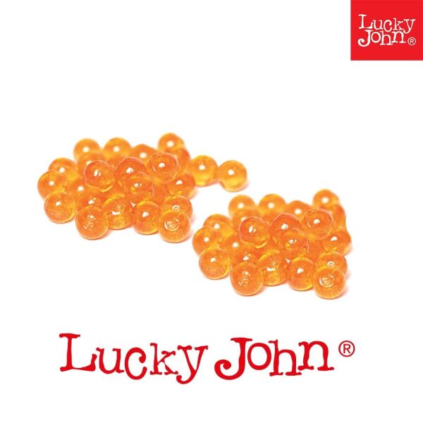 Lucky John Turuncu Silikon Somon Havyarı 4.5 mm 70 Adet