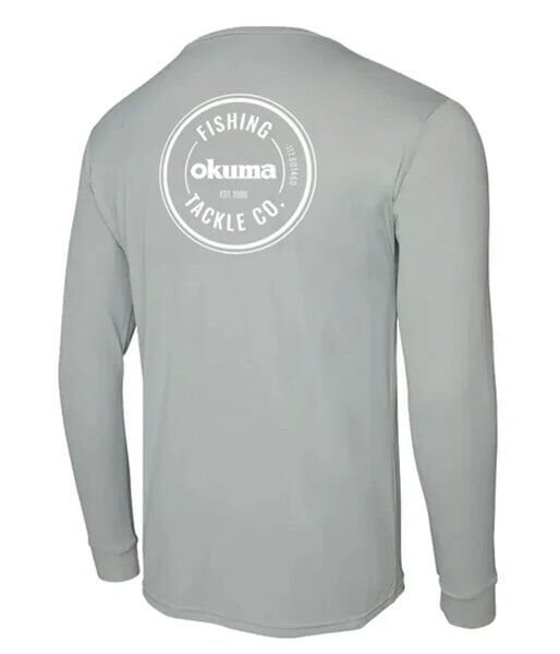 Okuma Aquatek Long Sleeve Sun Shirt Grey L
