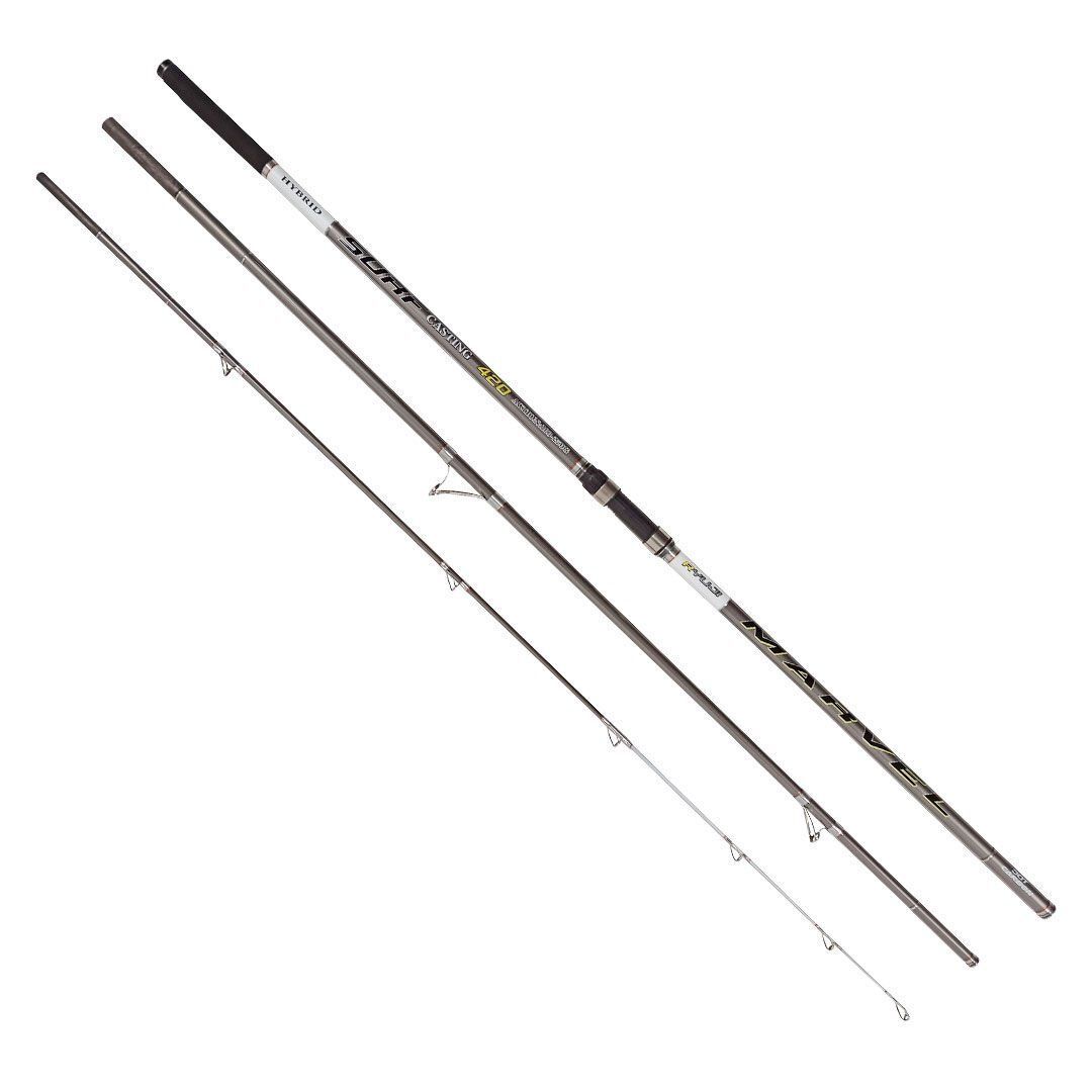 Ryuji Marvel 420 cm 100-250g Atarlı Parçalı Surf Kamış Hybrid Uçlu