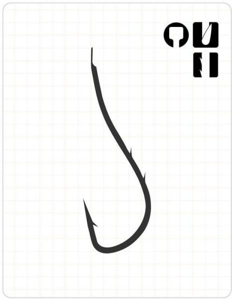 Fudo 2901 Ryusen Çift Tirnak No:1 Black Nikel İğne 8 Adet