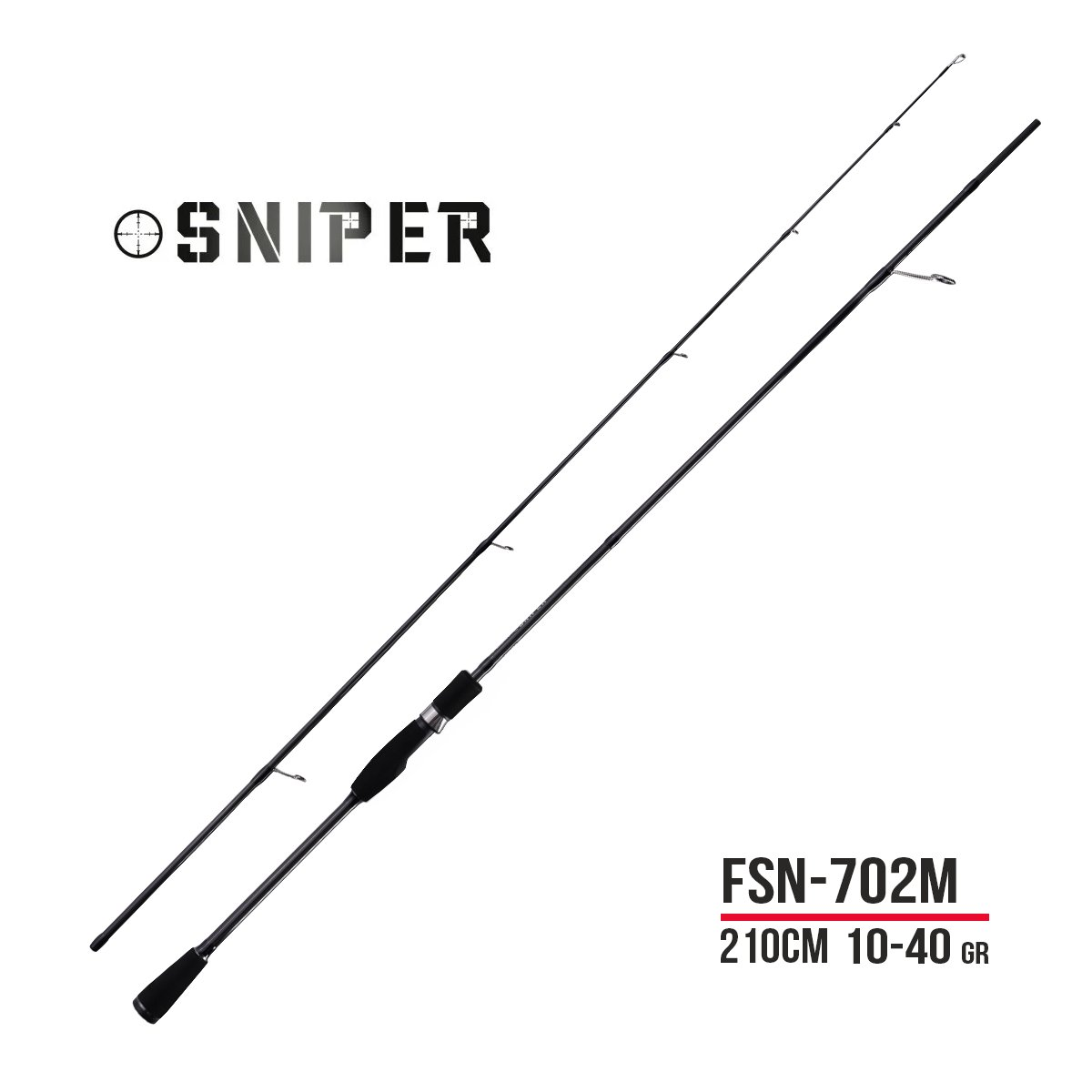 Fujin Sniper 210cm 10-40gr Atarlı Spin Kamış