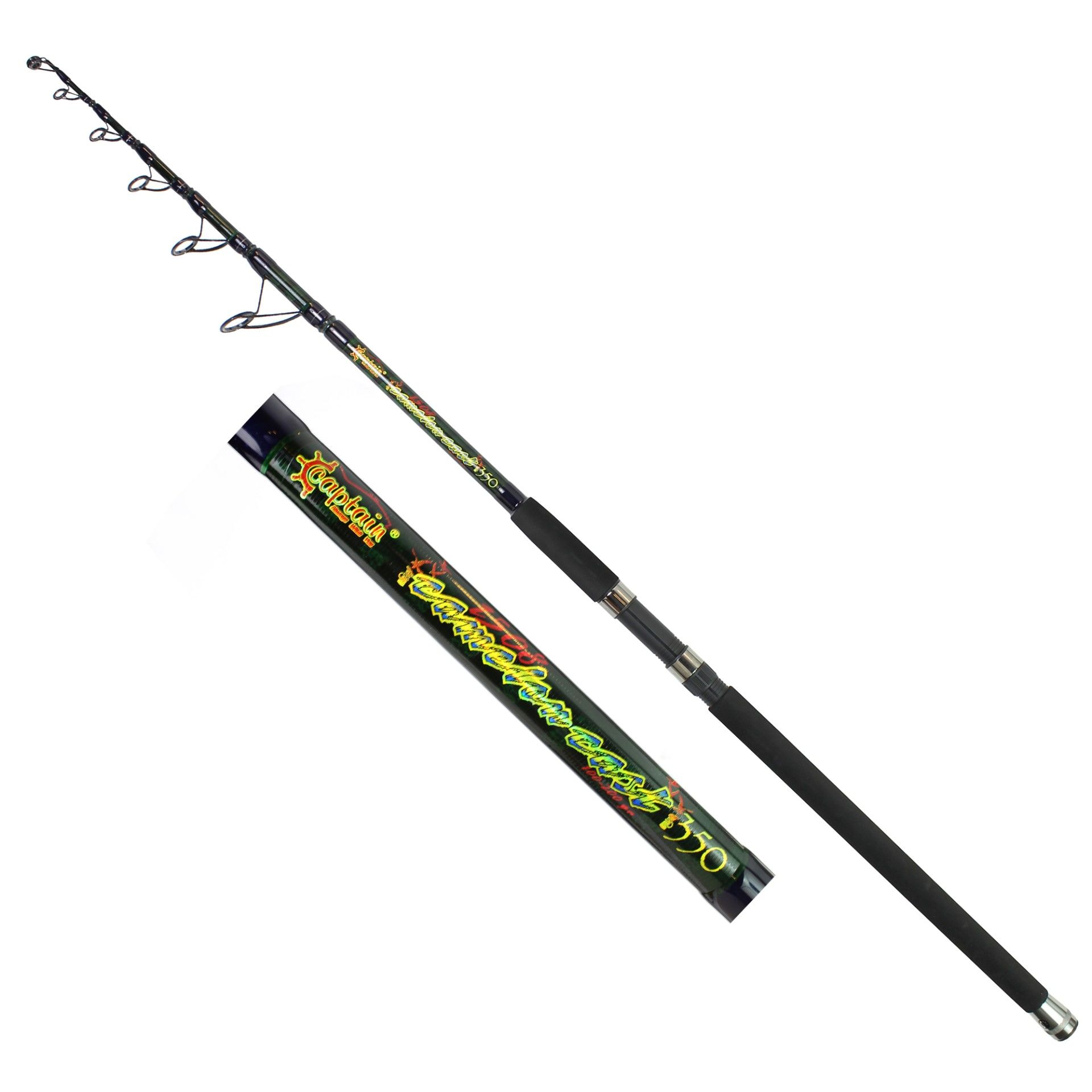 Captain 1508 Camelon Cast Tele Surf Cast Kamış 100-200gr Atar 450 cm