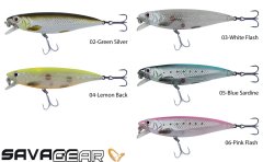 Savage gear 3D Twitch Minnow 8cm 10g Sahte Balık 05-Blue Sardine