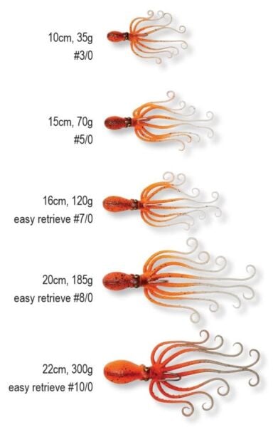 Savage gear Octobus 300g 22cm Sahte Balık