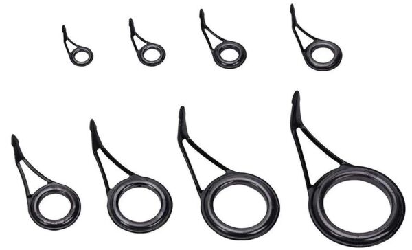 Captain Spin Kamış Halka Seti Tek Ayaklı Porselen 75lü Kutu 6-8-10-12-16-20-25-30mm