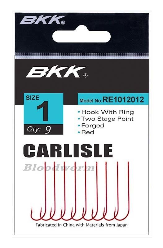 BKK Red Carlisle Bloodworm-R Olta İğnesi 1/0