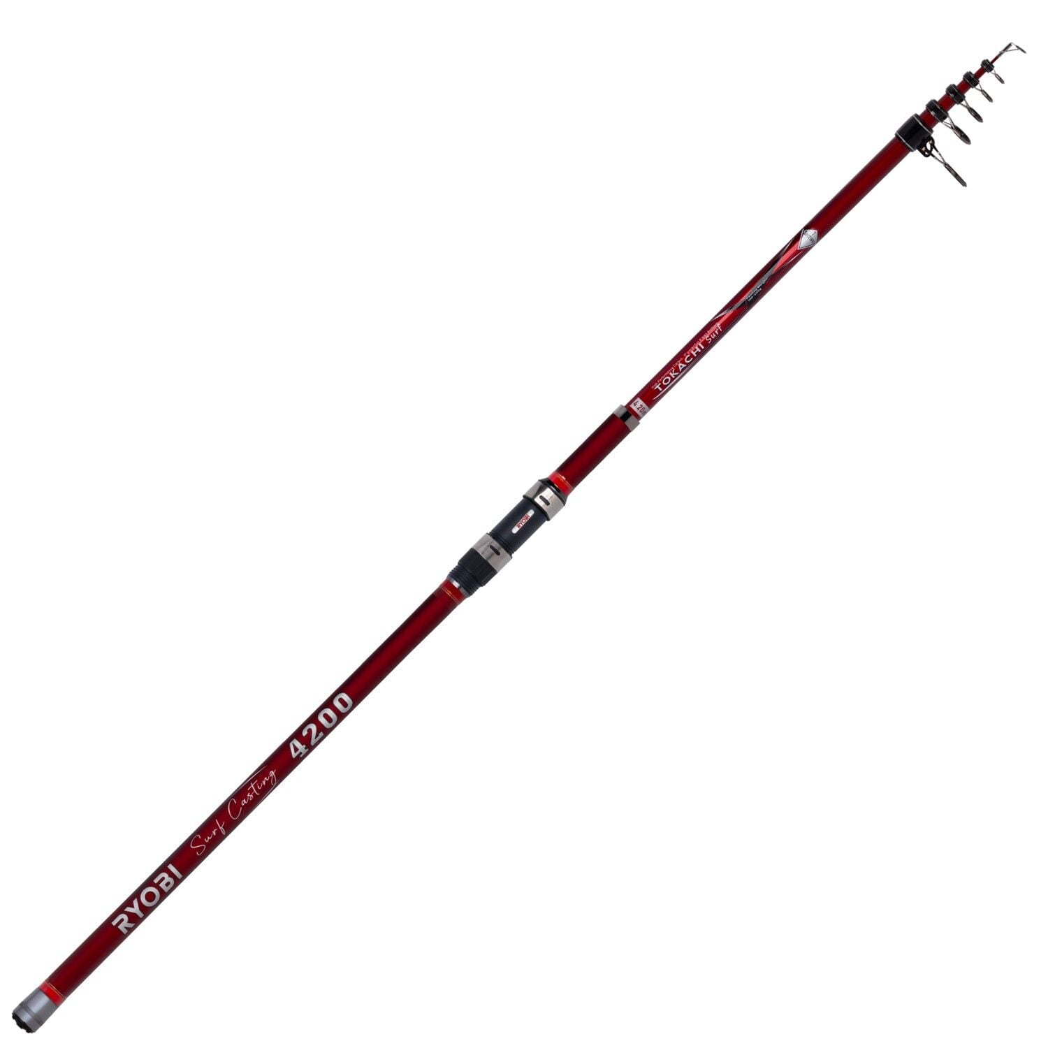 Ryobi Tokachi 390cm 100-250gr Atarlı Kısa Kapanır Surf Kamış