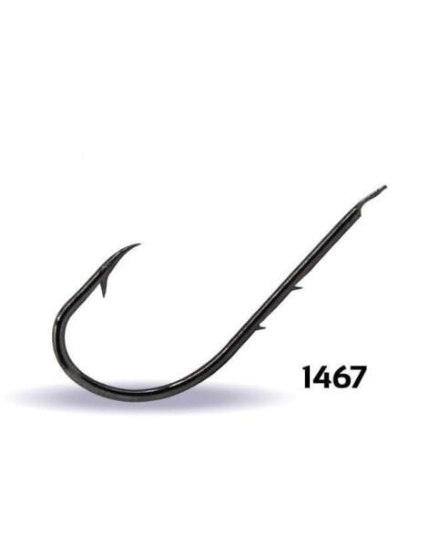 Youvella 1467 Tırnaklı Uzun Papağan Olta İğnesi 100lü Kutu Black Nikel