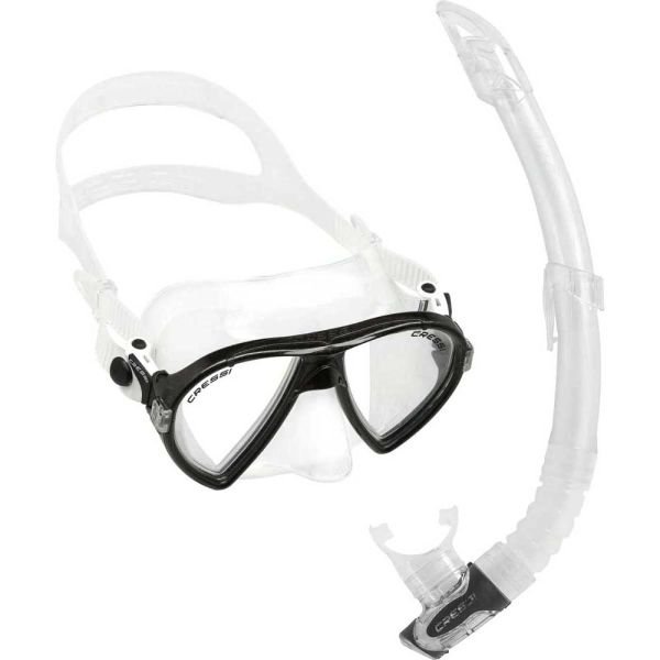 Cressi Ocean Maske Gamma Şnorkel Set CLEAR/BLACK