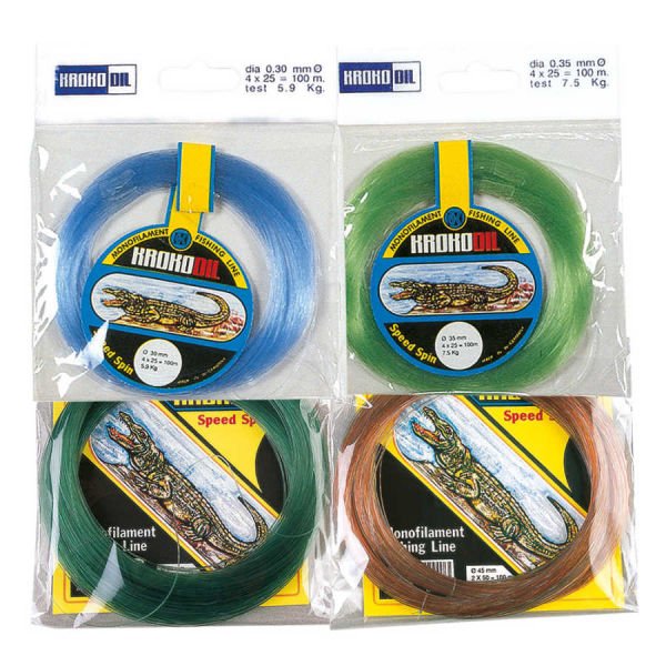 Krokodil Paket Misina RENKLI - 0.45MM - 100MT - 14.1KG