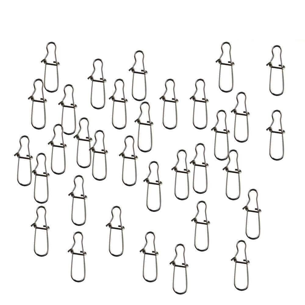 Captain 5014 İnox Sahte Balık Maket Klipsi Bl NikeL Snap 250li Paket