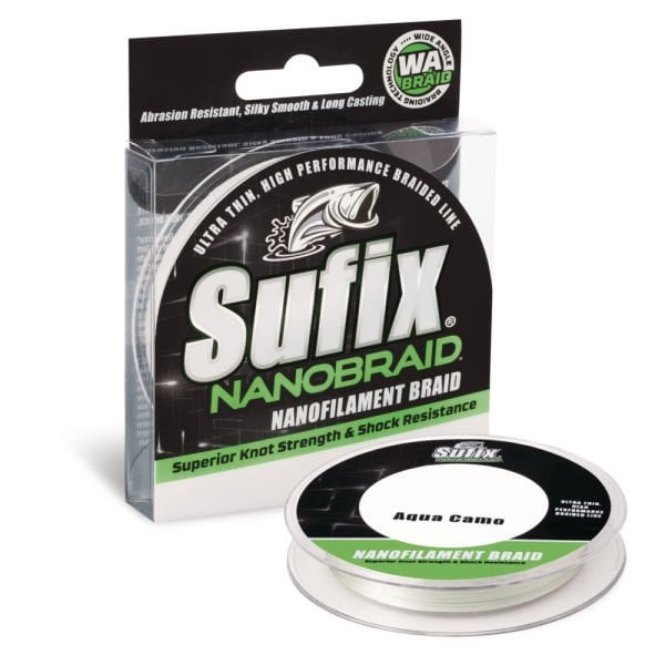 Sufix Nano Braid 0.08 mm 100m İp Misina Aqua Camo 3.7kg Çeker