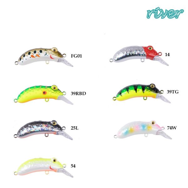 River Naughty Frog 50F 5Cm 8.2G Maket Yem 25L