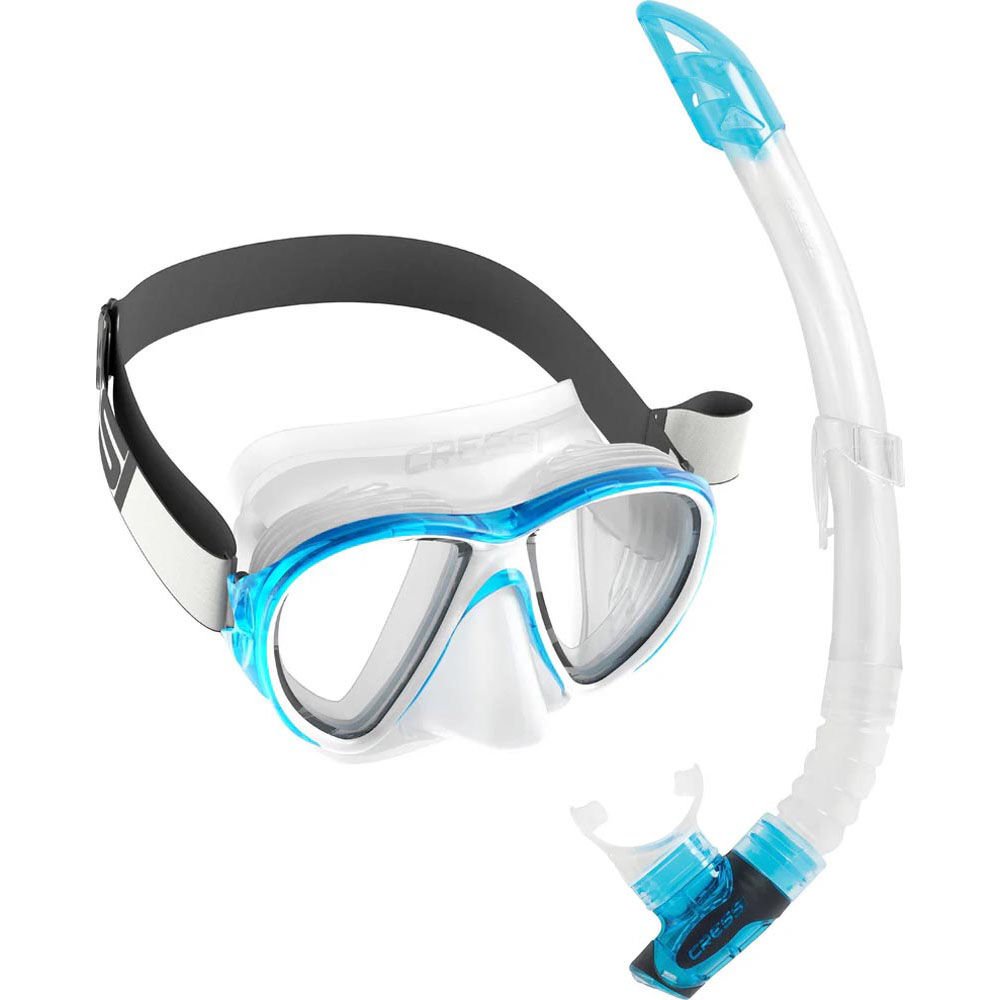 Cressi Fiji Maske - Gamma Şnorkel Set CLEAR-AQUAMARINE