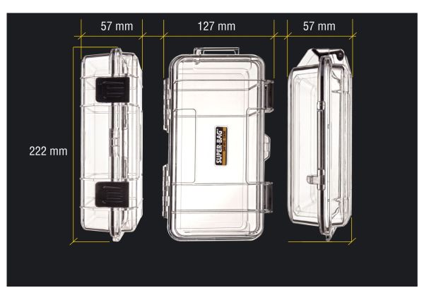Captain Su Geçirmez Malzeme Kutusu No:3 Şeffaf