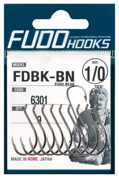 Fudo 6301 Beak No:5-0 Black Nikel İğne 4 Adet
