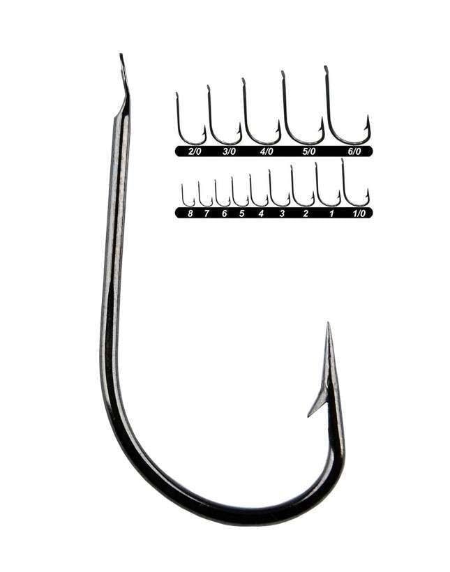 Youvella 1403 Kısa Pala Dövme Olta İğnesi 100lü Kutu Black Nikel