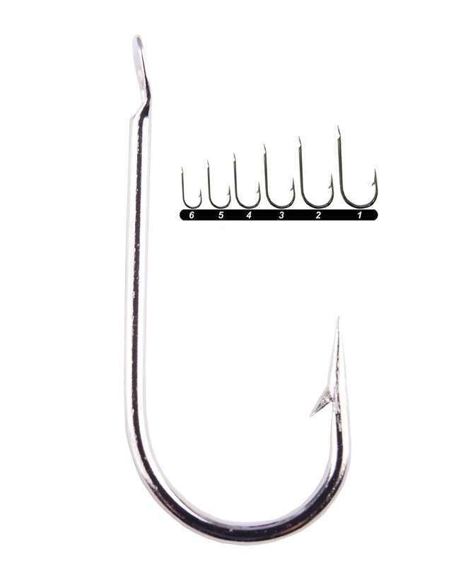 Youvella 1566 Kısa Pala Yemli Kefal İğnesi 100lü Kutu Nikel