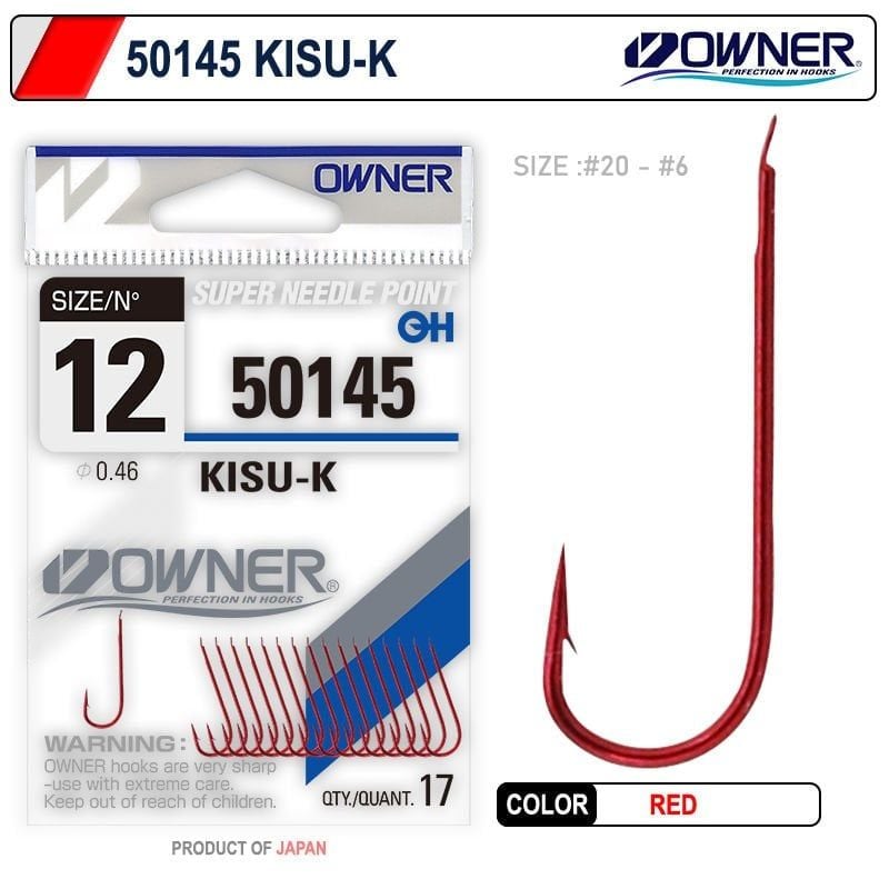 Owner 50145 Kisu-K No:12 Red İğne 17 Adet