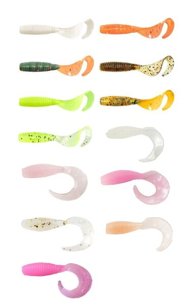 Lucky John Micro Grub 1'' (2.5 cm) Silikon Yem 15P S33