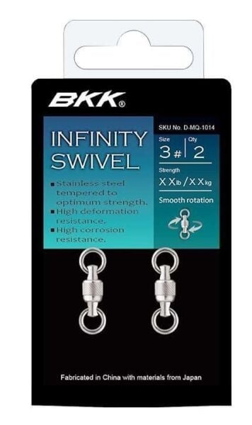 BKK Infinity Swivel No:1 Bilyalı Fırdöndü 2 Adet 50kg Çeker