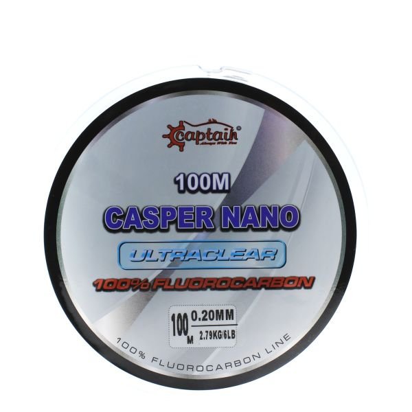 Captain Casper Nano %100 Fluoro Carbon Misina 100mt 0.16 mm