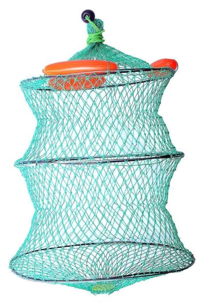 Captain 6612 File Livar Şamandralı Balık Sepeti 18mm Göz 40x60cm