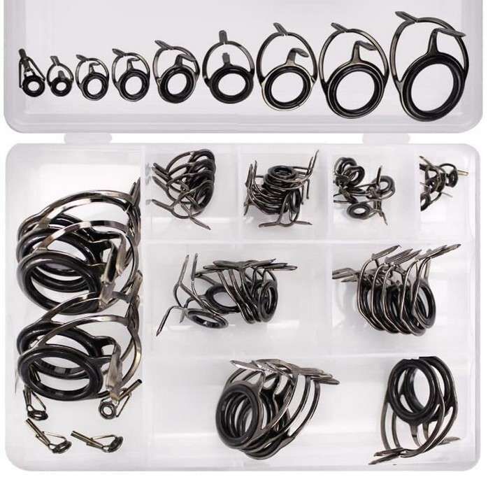 Captain Spin Kamış Halka Seti İki Ayaklı Porselen 85li Kutu 6-8-10-12-16-20-25-30mm