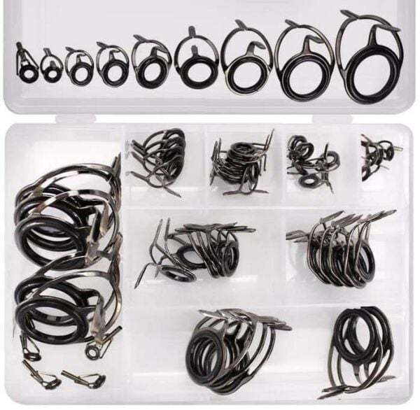 Captain Spin Kamış Halka Seti İki Ayaklı Porselen 85li Kutu 6-8-10-12-16-20-25-30mm