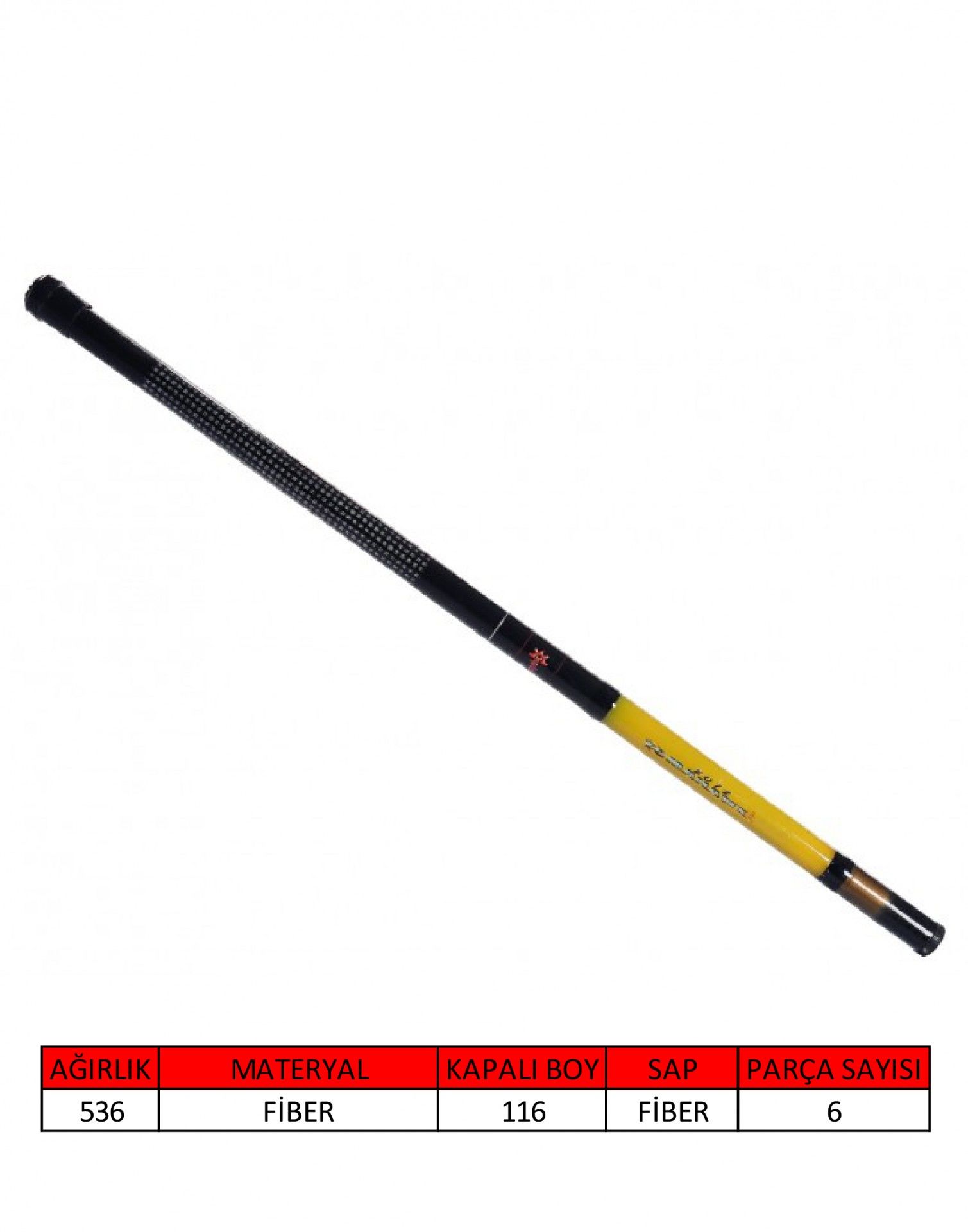 Captain 2072 Toma Havk Pole Aparatlı Göl Kamışı 600 cm