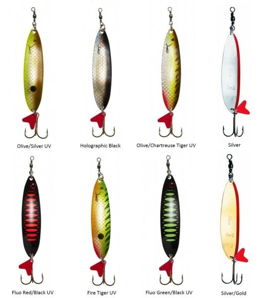Dam Effzett Standard Spoon Slim 6.5 cm 16 gr Sinking Kaşık Fire Tiger UV