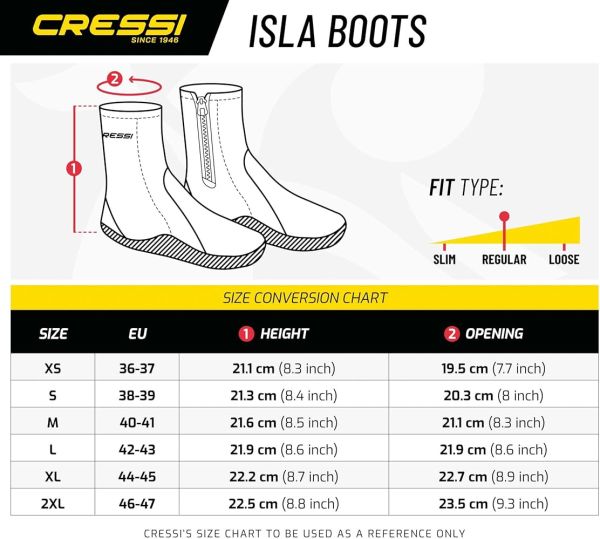 Cressi Isla 3.5 mm L(42-43) Tabanlı Dalış Botu