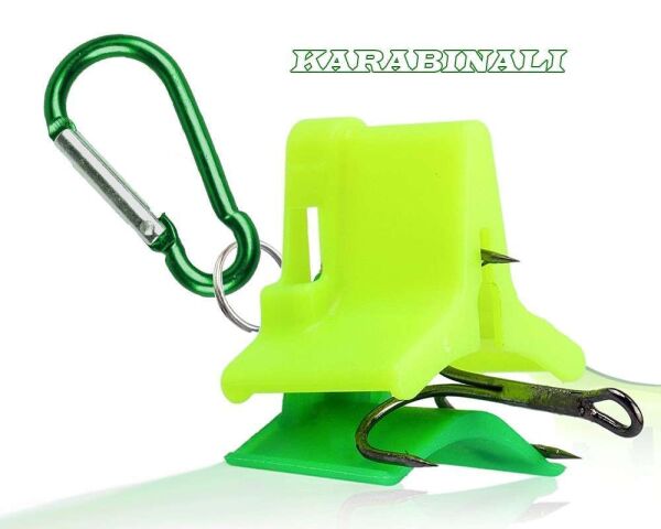 Captain 7684 Üçlü İğne Koruyucu Karabinalı Aparat 10lu Paket