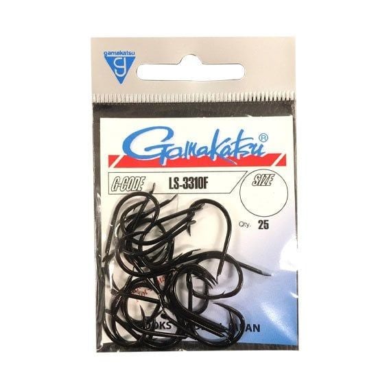 T.GAMAKATSU LS-3310F No:1/0 Siyah Olta İğnesi 1/25