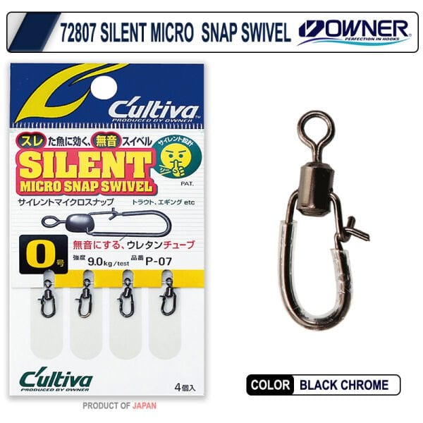 Cultiva 72807 Silent Micro Snap Rapala Klipsi