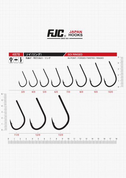 FJC4878 SOI RINGED BLACK NIKEL 4/0