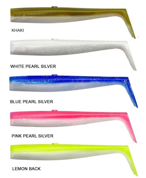 Savage Gear Sandeel V2 Tail 14cm 23gr 5-PCS Lemon Back