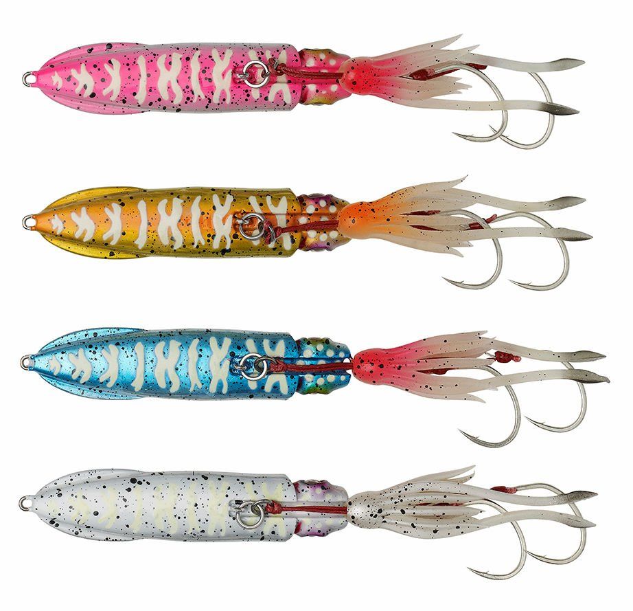 Savage Gear Swimsquid Inchiku 10.3cm 180gr Sahte Balık Orange Gold Glow
