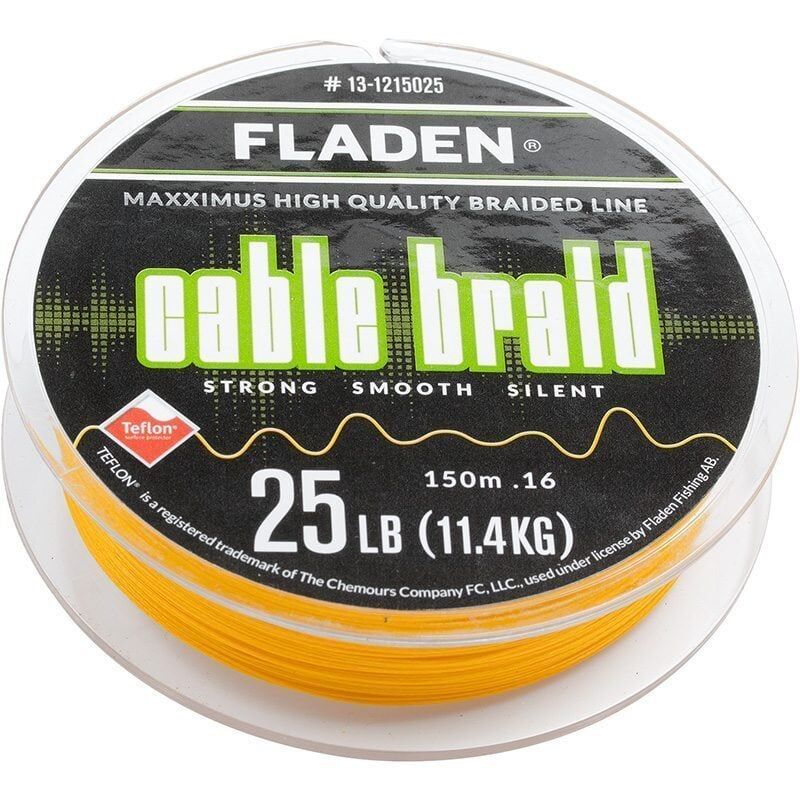 Fladen Maxximus Cable Braid 150M Sarı İp Misina 0.10 MM