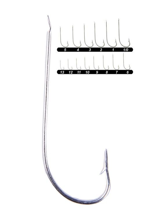 Youvella 1307 Palalı Çapraz Olta İğnesi 100'lü Kutu Galvaniz 8