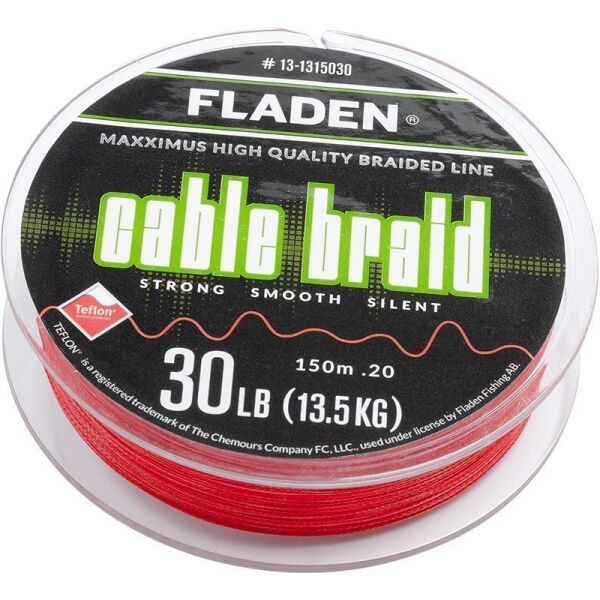 Fladen Maxximus Cable Braid 150M Kırmızı İp Misina 0.13 MM