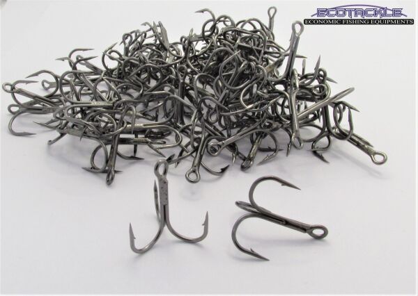 Ecotackle TB-16 Üçlü İğne Black Nikel 100p 6