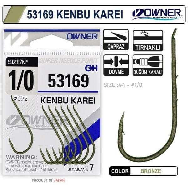 Owner 53169 Kenbu Karei S. No: 2 Bronze İğne 2 Adet
