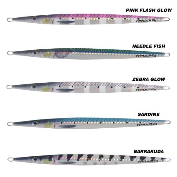 RYUJI GARFISH JIG 100GR, BARRAKUDA